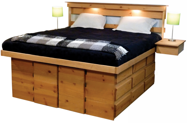 Ultimate Bed with 18 drawers