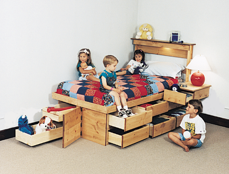 6 Drawer Twin with accessories shown in the original product photograph